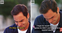 VIDEO Emotivni Federer se još nije ovako rasplakao u javnosti